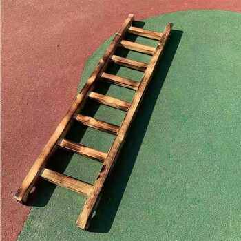 户外幼儿园碳化攀爬架感统训练16件套儿童安吉木质游戏体能平衡木