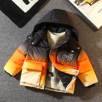 彤泊男童棉衣2022新款冬季儿童加厚棉服宝宝棉袄韩版外套小童装潮黑色