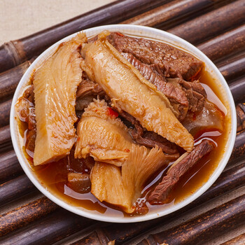 东南醇火锅牛肉熟食真空火锅配菜火锅食材牛鞭牛蹄筋950g950克罐装纯