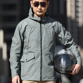 执政官户外捍卫者战术风衣防风防水耐磨作训外套男单层春秋外套男灰