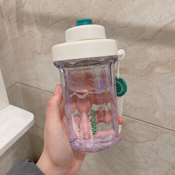 白色威尔桌面杯配304茶网 530ml>特百惠(tupperware)简约水杯女茶水