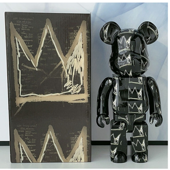 暴力熊积木熊400%梵高星空山基客厅大摆件手办公仔盲盒 巴斯奎特八代