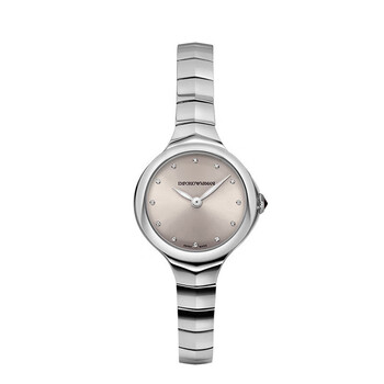 armaniarmani阿玛尼手表女细带小巧气质银色摩天轮瑞士腕表ars8013