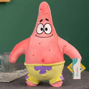 【现货秒发】海绵宝宝公仔派大星抱枕玩偶布娃娃六一儿童节生日礼物