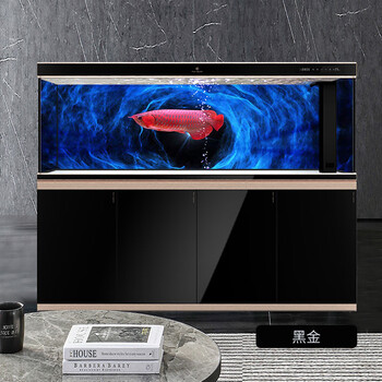 可丽爱(cleair)cleair可丽爱cdd中大型轻奢客厅屏风底滤鱼缸生态超白