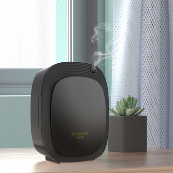 艾慕德酒店大堂扩香机加香机电池供电香氛机商用自动喷香机家用精油香薰机 俊雅黑