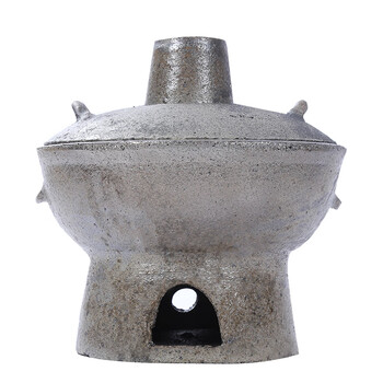 舌尖2老式北京木炭火锅 木碳火锅 炭火锅炉火锅加厚土砂锅土暖锅火锅