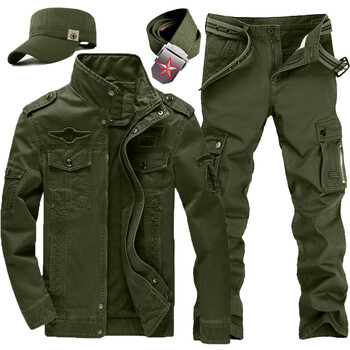 新式迷彩服套装男女秋冬季透气纯棉战术作服训户外耐磨全套工作服特战