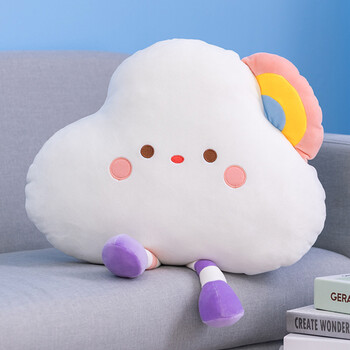 绒亭超软可爱卡通云朵抱枕靠垫客厅沙发枕头学生坐垫办公室睡觉靠垫