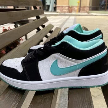 低帮男女鞋纯原aj1板鞋休闲运动鞋学生潮流鞋鞋跑步鞋 郭艾伦蒂芙尼绿