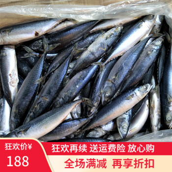 青佔魚10斤新鮮冷凍舟山青花魚花鯷魚青條魚鯖魚鮐魚花鯡海鮮水產