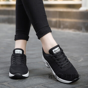 扁平足专用休闲女鞋夏季透气夏平板脚高足弓支撑矫鞋外翻足跟痛大码