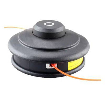 进口割草机刀片一字菱形白钢圆锰钢加厚长割灌除草机刀头锯片打草小款