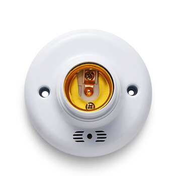 声控灯座 楼道智能灯座楼道延时灯感应开关家用楼梯螺口声光控灯头