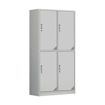 企诺 文件柜四门更衣柜铁皮资料柜 900*420*1800