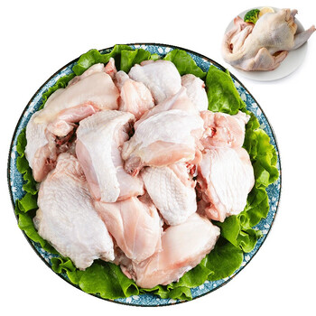 大江免切整鸡块去头去脚净重2kg生态散养土鸡红烧火锅食材整切鸡块