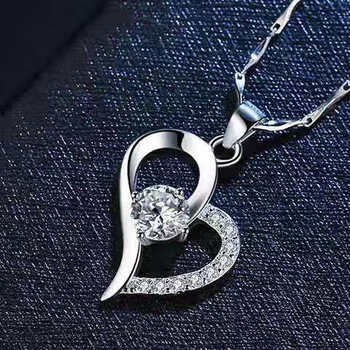 心中有你白 项链 精美礼盒