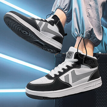 贵人鸟断码韩版高帮潮流运动男鞋aj空军一号潮鞋子学生透气休闲百gr