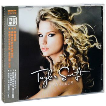正版 Taylor Swift 泰勒斯威夫特专辑 Fearless 放手去爱 CD碟片