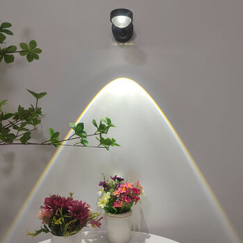 绿野客日不落射灯射灯日落氛围夕阳灯客厅背景彩色充电壁灯酒吧氛围