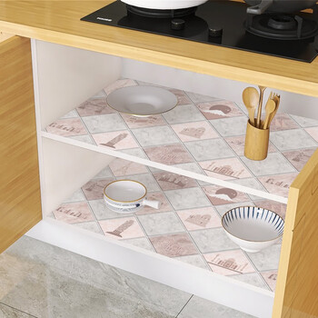 尚府厨房防油贴纸防水防潮防霉灶台面橱柜内柜子柜门桌子自粘翻新贴膜