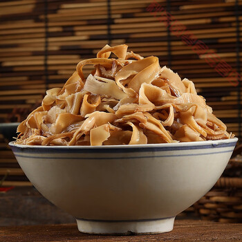 烟笋干货湖南农家特产烤笋竹笋嫩笋糯米笋子新鲜笋丝700g笋尖开袋 嫩