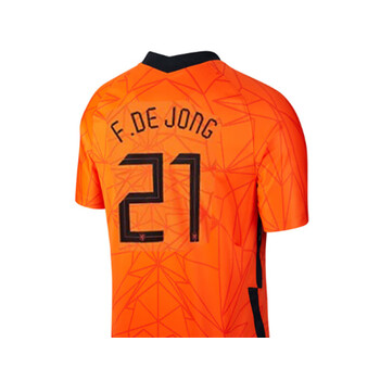 欧陆梵 2022官方新品欧国联荷兰国家队球衣主客场4号范戴克21号德容