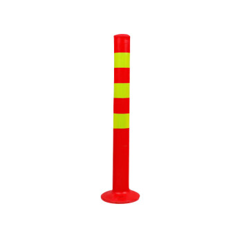 京梯 PE警示柱 交通马路安全道路标志柱PE弹力柱立柱隔离柱反光路桩 70cm（1个）