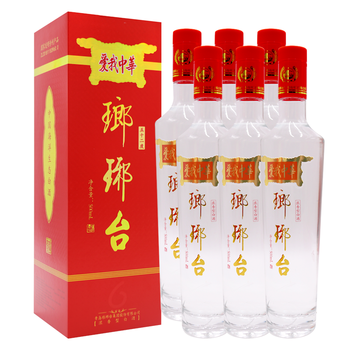 琅爱我中华浓香型白酒固态发酵经典6代青岛特产山东送礼宴请商务白酒