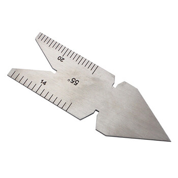 四片规 直角焊缝量规 简易焊接缝检验尺 焊脚高度尺 角焊缝规 英制