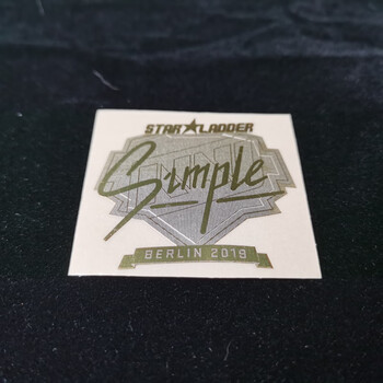 古仕龙csgo周边 csgo游戏周边贴纸印花金属全息高清泰坦高清贴simple