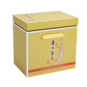 茅台酒专用箱空箱礼盒包装盒飞天生肖白酒礼盒箱定制木质酒盒 飞天六