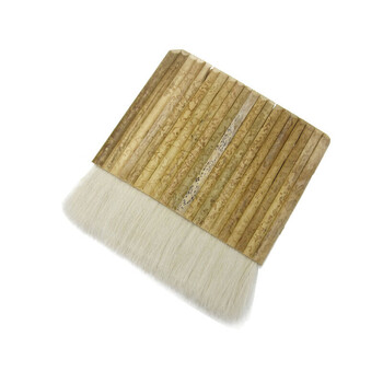 排笔刷竹排刷竹筒刷排刷油画笔涂料刷竹筒扫油漆刷加厚羊毛排刷10只起