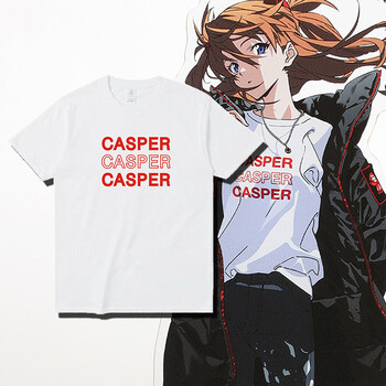 新世纪福战士短袖eva衣服t恤明日香周边联名恤日系卡通动漫二次元白色