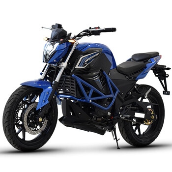 改装abs枭风电动跑车电摩 透明蓝 250cc单缸油冷(国四电喷支持上牌)