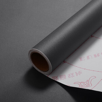 色亚光波音软片家具翻新贴麻面防水贴纸加厚铁灰色亚光宽122米长5米大