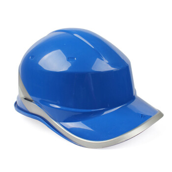 代尔塔102018国标加厚白色安全帽工地施工领导国标建筑工程男头盔 蓝色