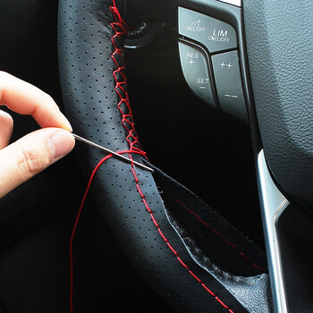 gisaev适用于2023款大众朗逸plus宝来速腾迈腾方向盘套手缝汽车把套