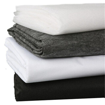 衬 有纺衬单面硬衬双面胶无纺衬布料热熔布衬粘衬 无纺薄衬30克 白色