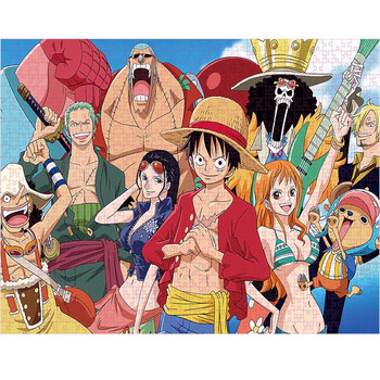 哈特纶海贼王1000片动漫航海王路飞索隆多成人高难度大型纸制拼图拼版