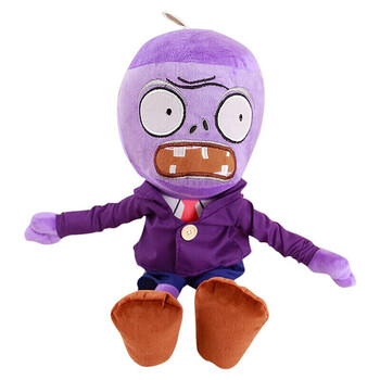 植物大战僵尸毛绒玩具公仔儿童宝宝玩具向日葵僵尸射手紫衣僵尸小号