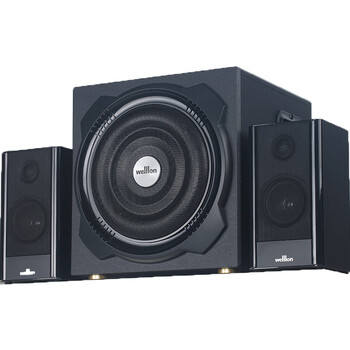 柏林之声音效电脑音响台式低音炮蓝牙立体声发烧木质2.