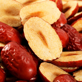 橙伯乐  新疆红枣片红枣条去核枣条 枣片红枣果干