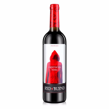 【也买酒】小红帽干红葡萄酒 欧洲网红葡萄酒 西班牙瓦伦西亚红葡萄酒 干红葡萄酒 单只