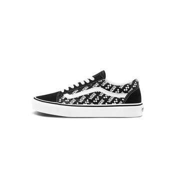 万斯(vans) old skool黑色logo印花复古高街男鞋女鞋板鞋运动鞋 黑色