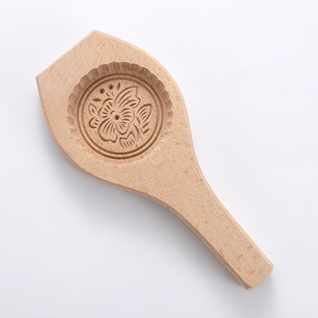 北保娇 家用印子耙模具木质做圆饼南瓜米果糕粑粑叶贴印玛糍耙印月饼