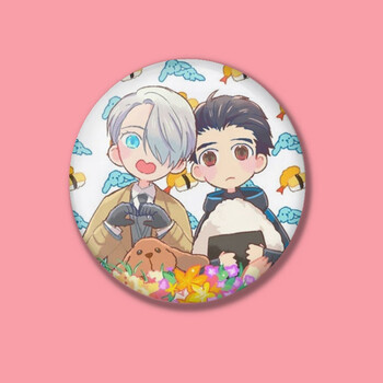 冰上的尤里周边徽章动漫冰上的尤里维勇徽章冰尤维克托胜生勇利尤里