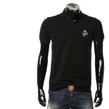 paulsmithps保罗史密斯潮牌蘑菇男士短袖polo衫m1r698php3091黑色79s