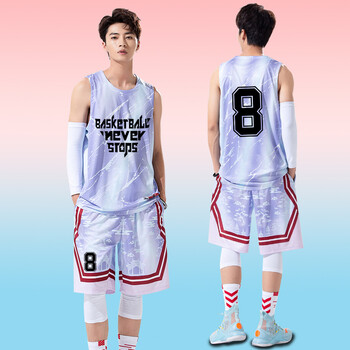 皓娜男友风球衣篮球男潮儿童球衣篮球男孩球服女宽松bf风篮球运动背心