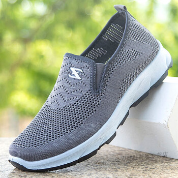 张凯丽足力健老人鞋布鞋男鞋夏季网鞋中老年透气网面老健步鞋爸爸休闲